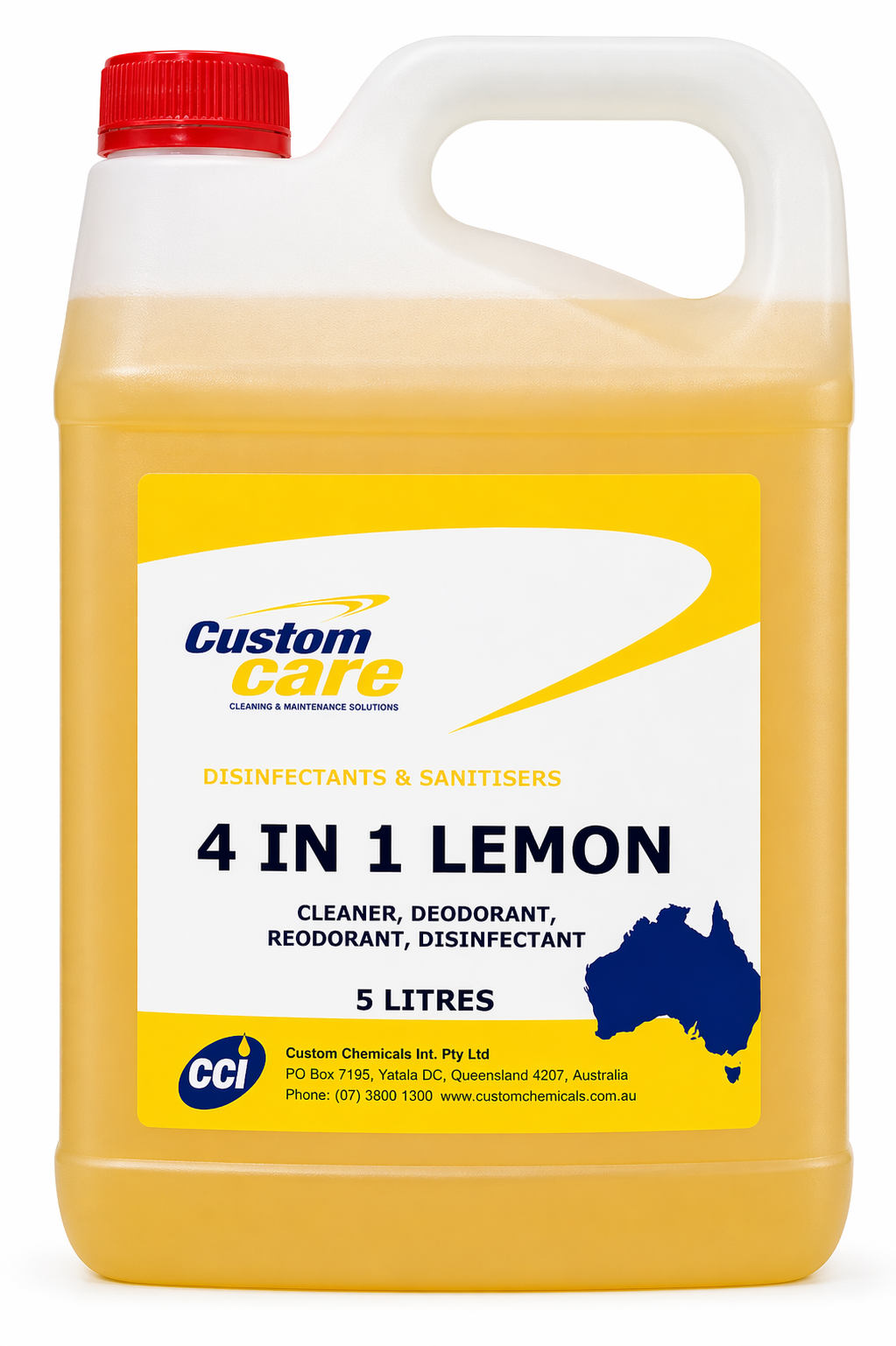 Lemon Disinfectant 4 in 1 - 5L