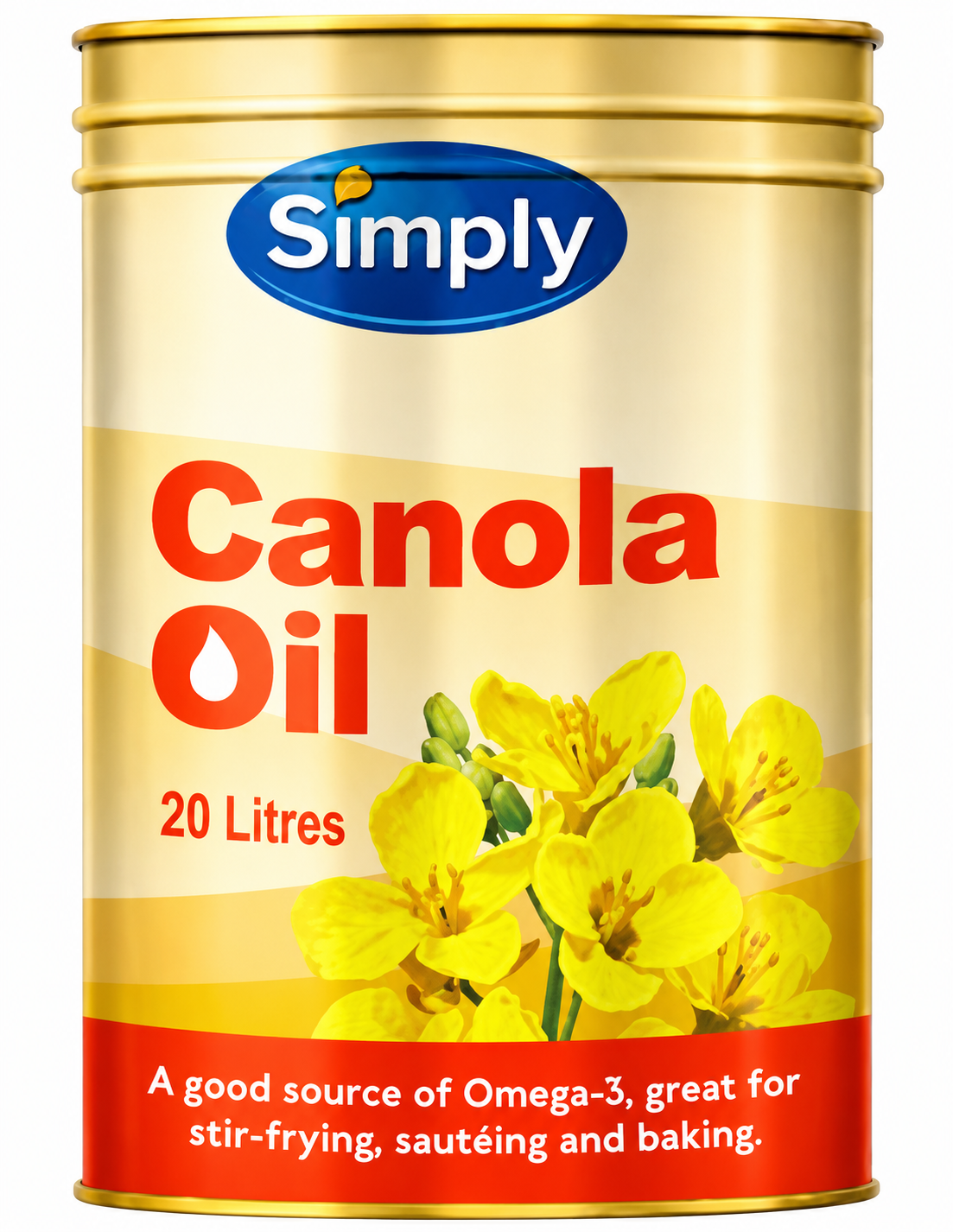 Canola Oil 20L Round Drum