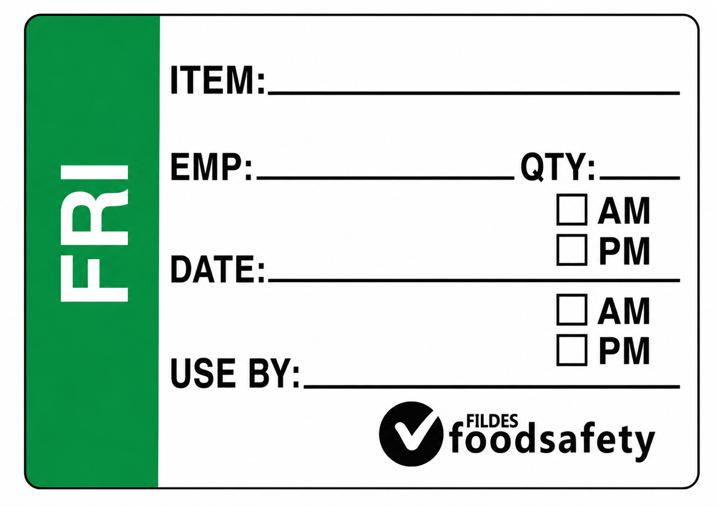 Labels Friday Q250 49x75mm Prep