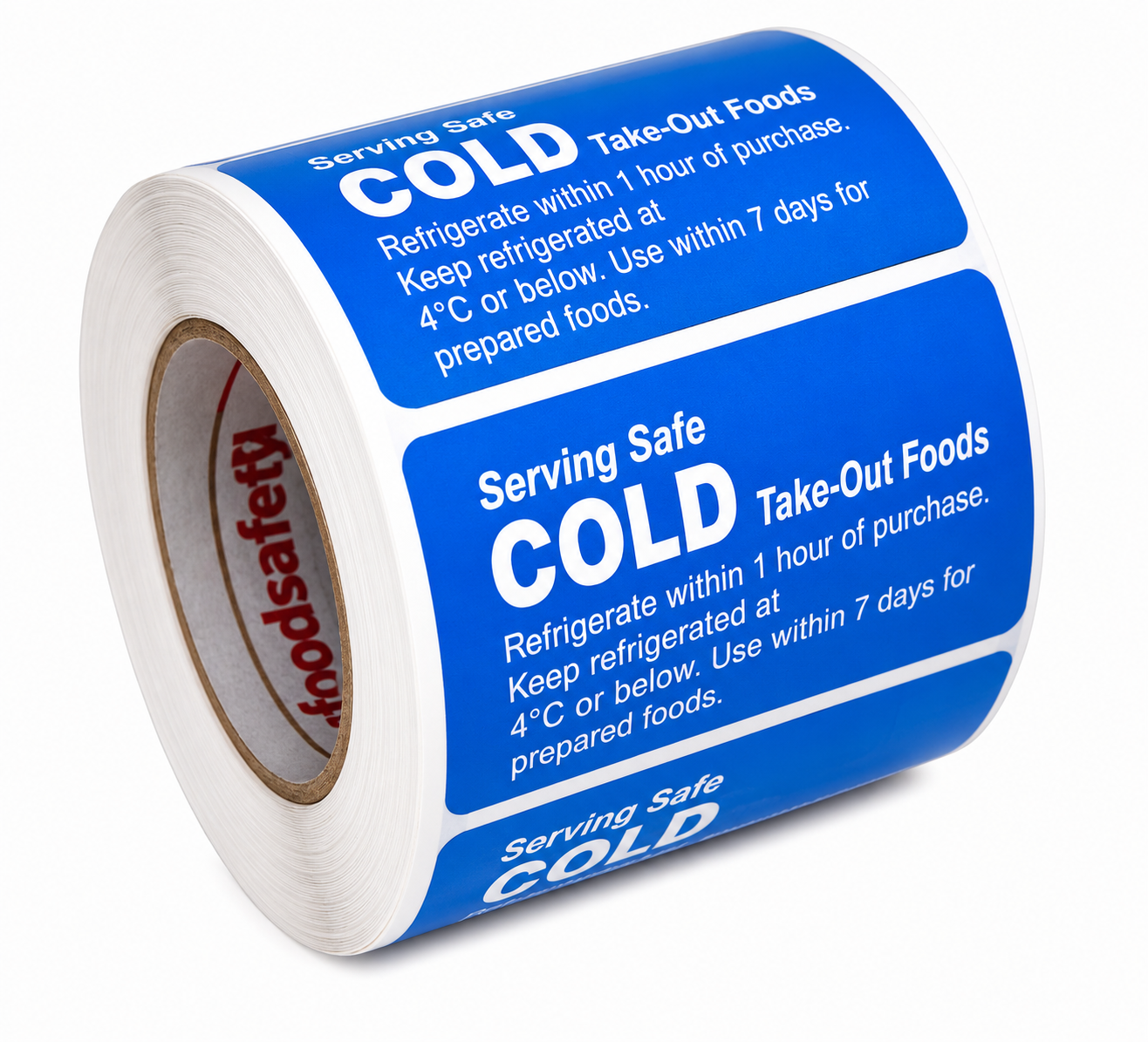 Labels Cold Take-Out Foods 60x40mm Permanent