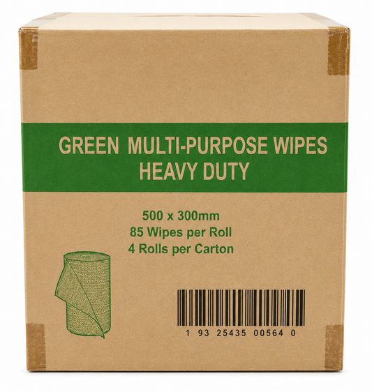 Wipes Heavy Duty Green on Roll - Q85