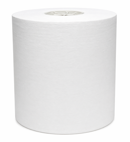 White Paper Hand Towel 1ply 300mt Centre Feed Premium (4 Rolls Carton)