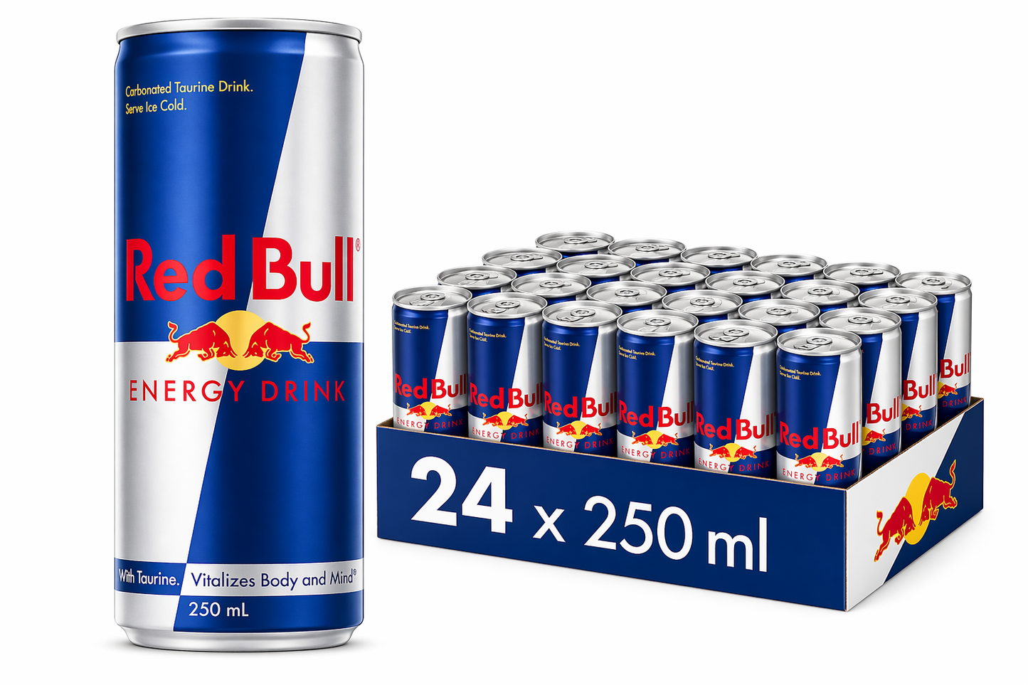Red Bull Soft Drink Cans 250ml