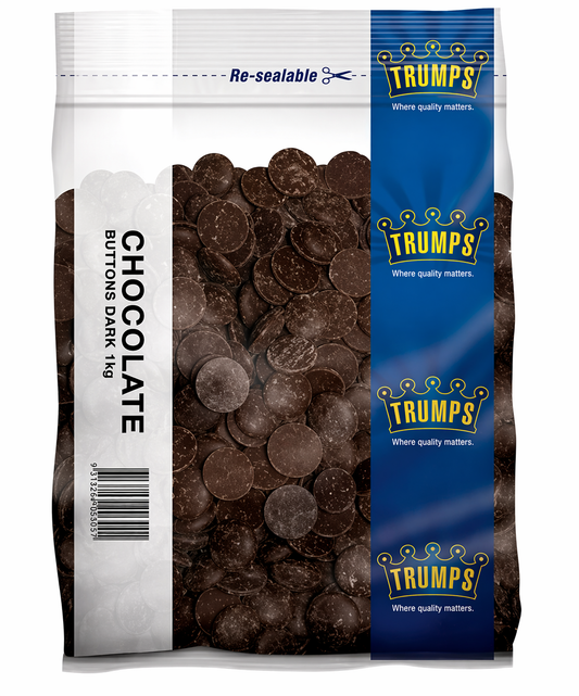 CHOC COMP - BUTTONS DARK 1KG